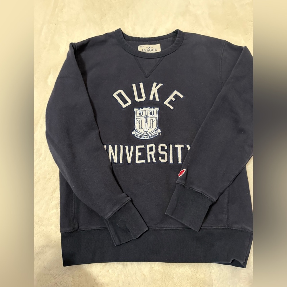 Duke University Navy Crewneck Sweatshirt sze Med